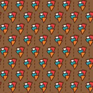 Abstract doodle pattern N4
