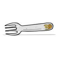 cartoon fork N22