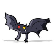 cartoon vampire bat N20
