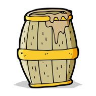 cartoon beer barrel N8