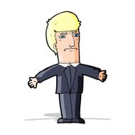 cartoon annoyed boss N4