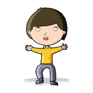 cartoon happy boy N99