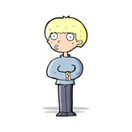 cartoon curious man N30