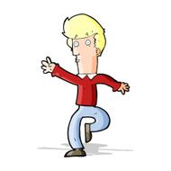 cartoon rushing man N3