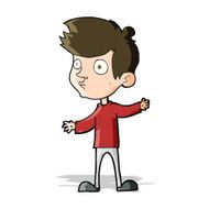 cartoon curious boy N17