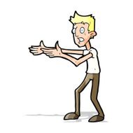 cartoon man desperately explaining N4