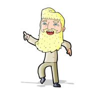 cartoon man with beard laughing and pointing N4