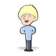 cartoon happy man N202