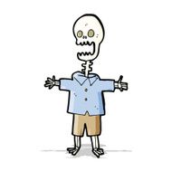 Cartoon Skeleton N14