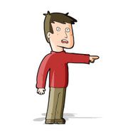 cartoon pointing man N52