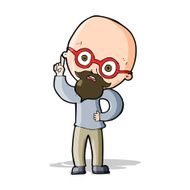 cartoon old man N20
