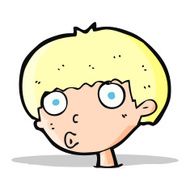 Cartoon Surprised Boy N10