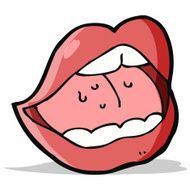 cartoon open mouth N8