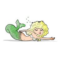 Cartoon Mermaid N28