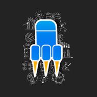 Drawing business formulas rocket N3