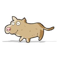 cartoon happy little dog N4