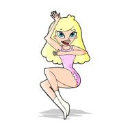 cartoon woman in lingerie N18