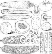 Fruit and vegetables
