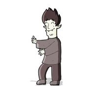 cartoon excited vampire N5