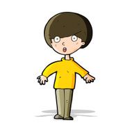 cartoon surprised man N71