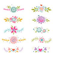 Decorative floral collection N3