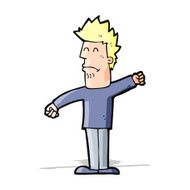 cartoon stressed man N35