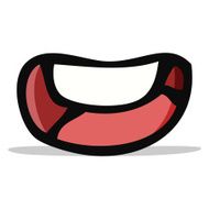 cartoon happy mouth N4