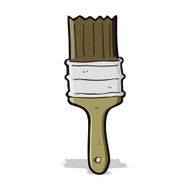 cartoon paint brush N35