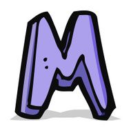 cartoon letter N48