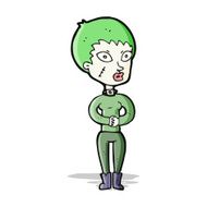 cartoon zombie girl N6