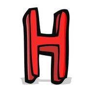 cartoon letter N57
