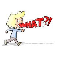 cartoon woman shouting what N4