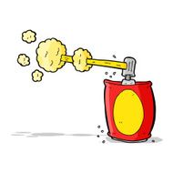 cartoon aerosol spray can N9