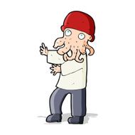 cartoon monster man N8