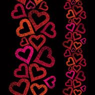 Love theme seamless background hearts pattern N2