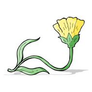 cartoon flower N241