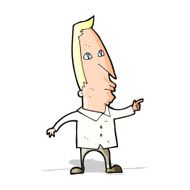 cartoon pointing man N53