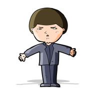 cartoon annoyed man N35