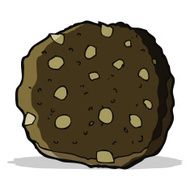 chocolate chip cookie cartoon N7