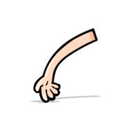 cartoon arm N47