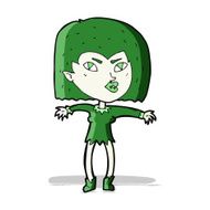 Cartoon Vampire Girl N106