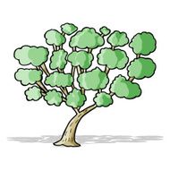 Cartoon Tree N151