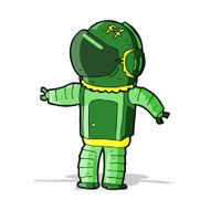 Cartoon Astronaut N71