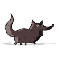 cartoon little dog N71