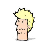 cartoon stressed out face N4