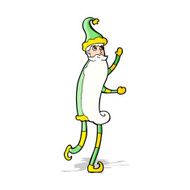 cartoon skinny santa N5