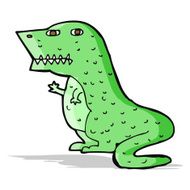 cartoon dinosaur N100