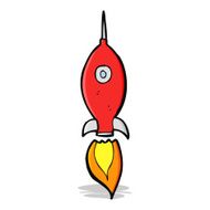 Cartoon Space Rocket N30