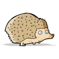 Cartoon Hedgehog N25