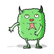 funny cartoon monster N22